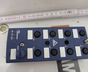 Модуль
ASi Digitales E/A Modul in IP67, mit 8 x M12-Buchsen, 4 digitale Eingänge, 4 digitale Ausgänge, Single-Beschaltung, Eingangsspannung/Sensorversorgung aus ASi, Ausgangsspannung/Aktuatorversorgung aus AUX, Peripherieanschluss über 8 x M12-Buchsen, 5-polig, ASi Anschluss über Profilkabel und Durchdringungstechnik, 1 AB Slave  Bihl Wiedemann